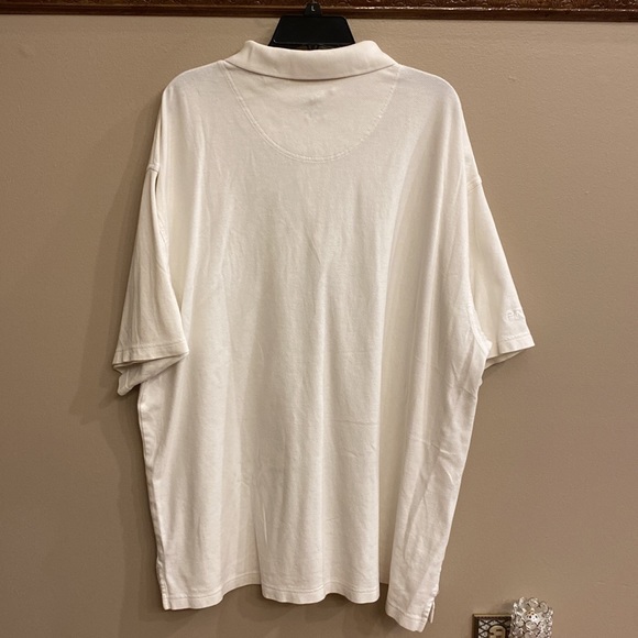 PING Big & Tall 4 button white s/s cotton men’s polo shirt vintage 2X 🌞 - Picture 6 of 13